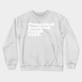 Queensland (XXXX white print) Crewneck Sweatshirt